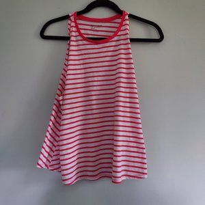 Arizona Jean Co. red and white striped tank top